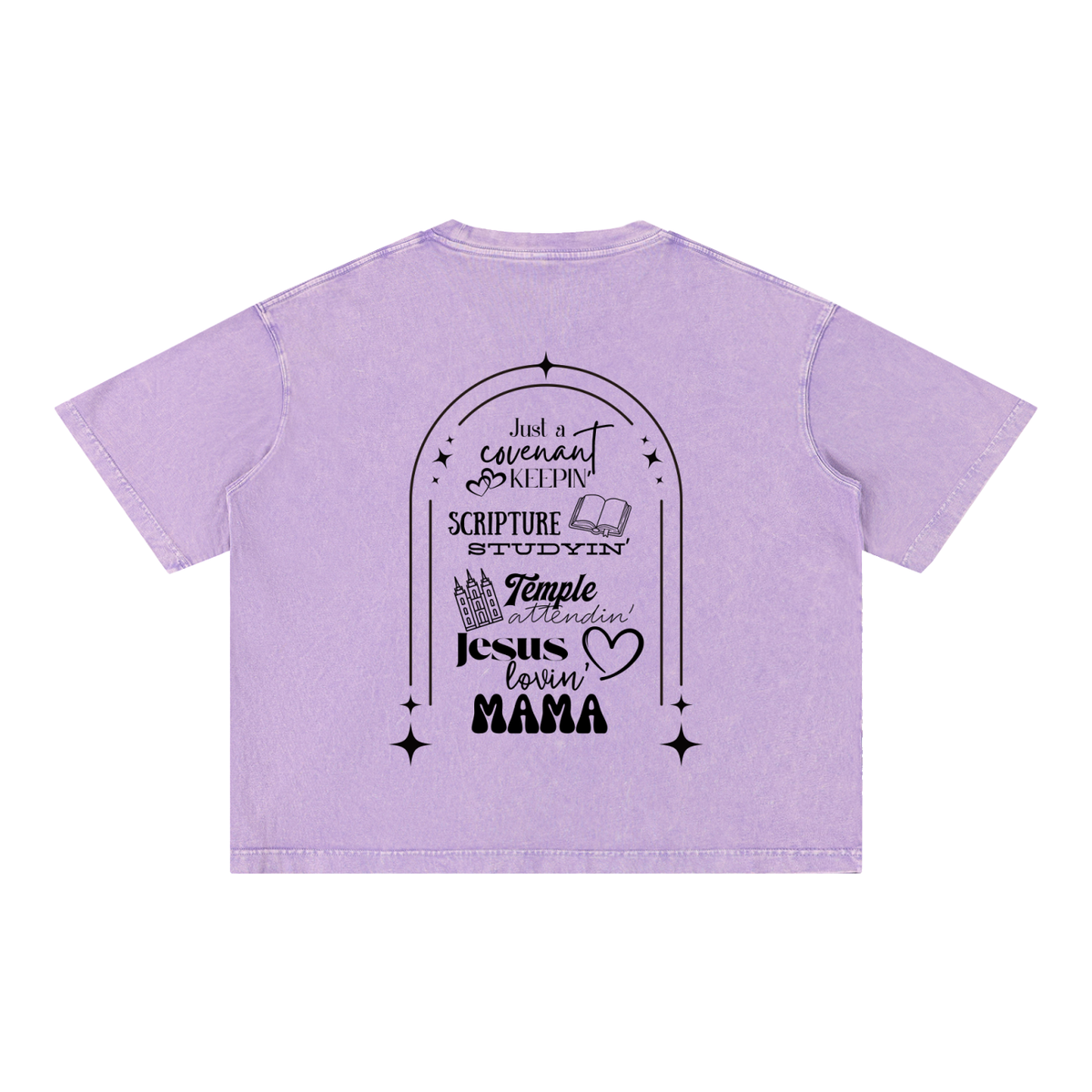Mama Boxy Cotton T-Shirt