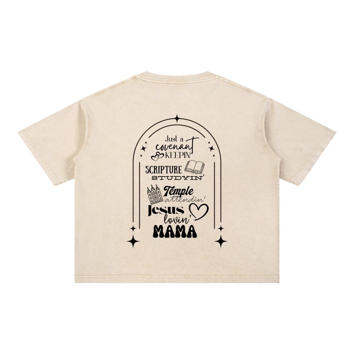 Mama Boxy Cotton T-Shirt