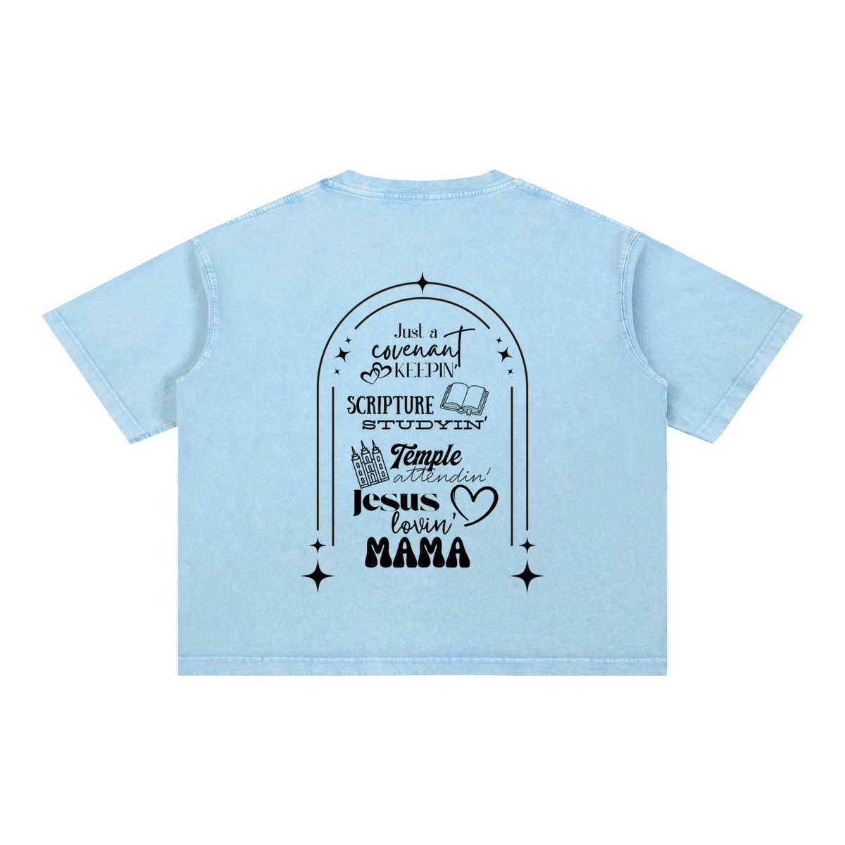 Mama Boxy Cotton T-Shirt
