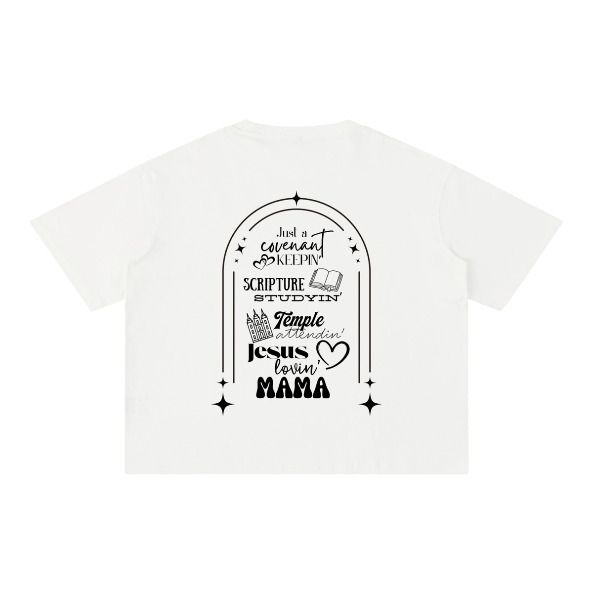 Mama Boxy Cotton T-Shirt