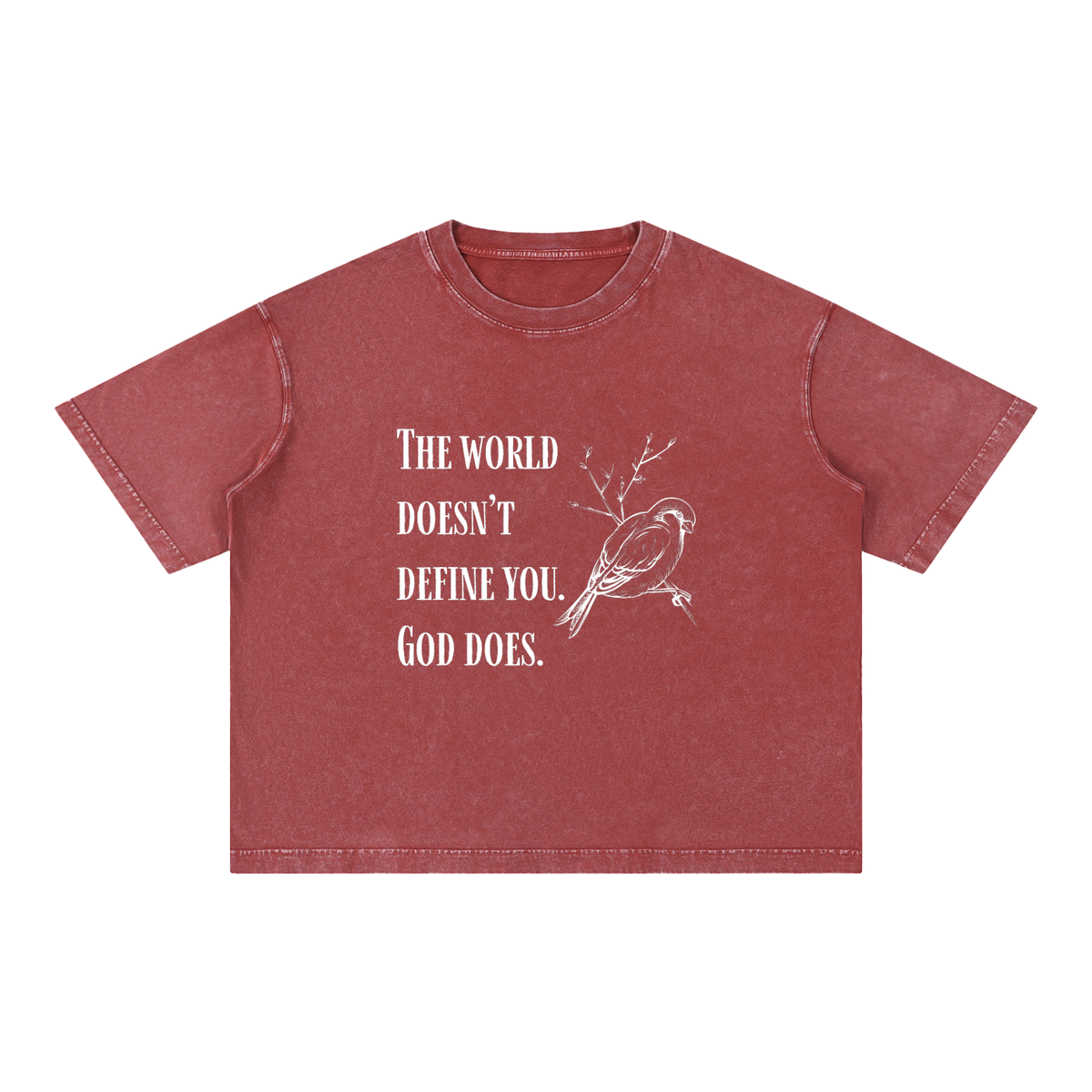 God Defines You 2 Boxy Cotton T-Shirt