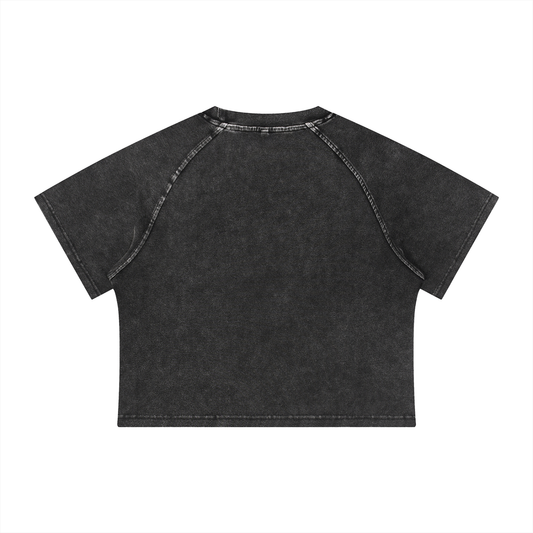 Women's Jesus, Temple, Dirty Soda Crop T-Shirt