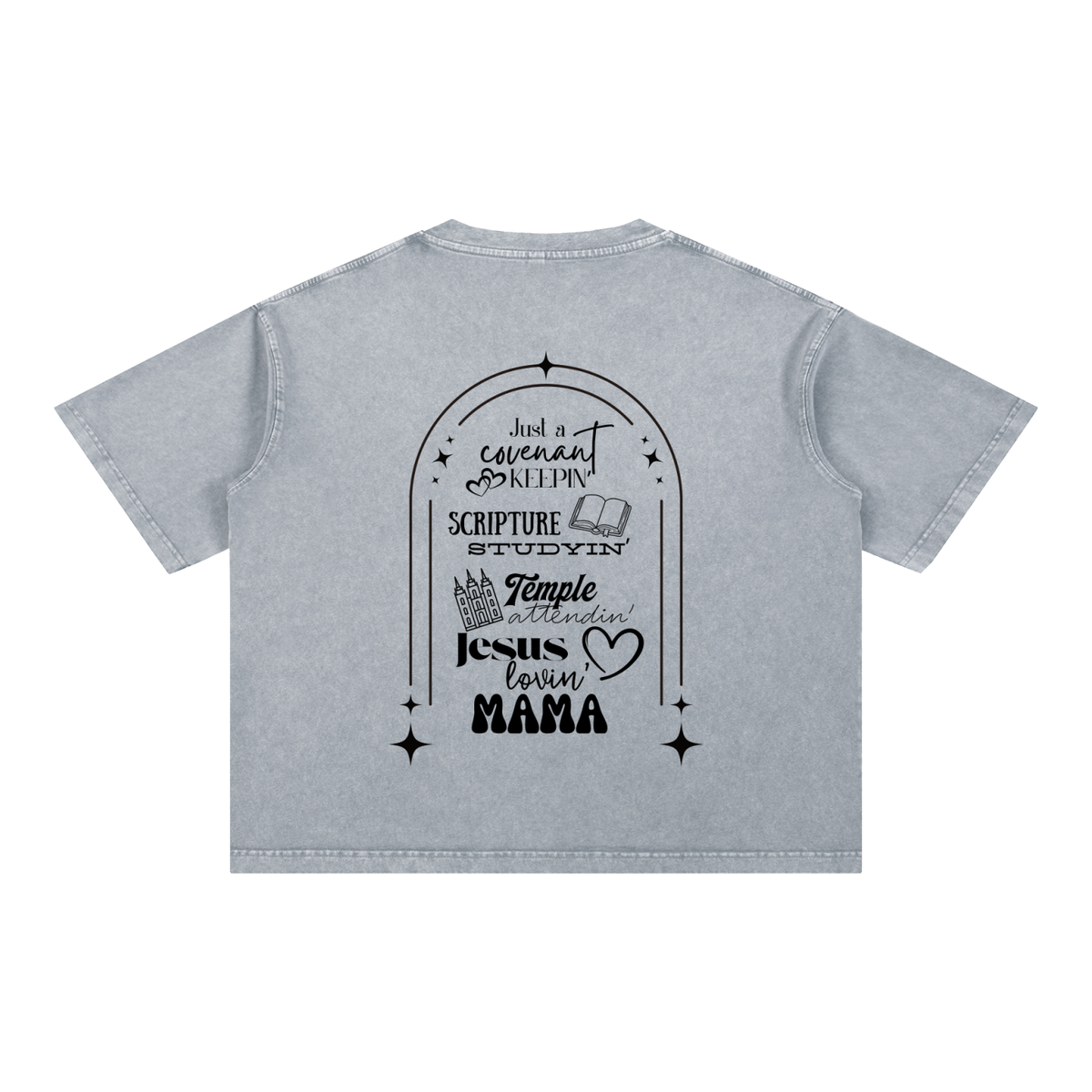 Mama Boxy Cotton T-Shirt