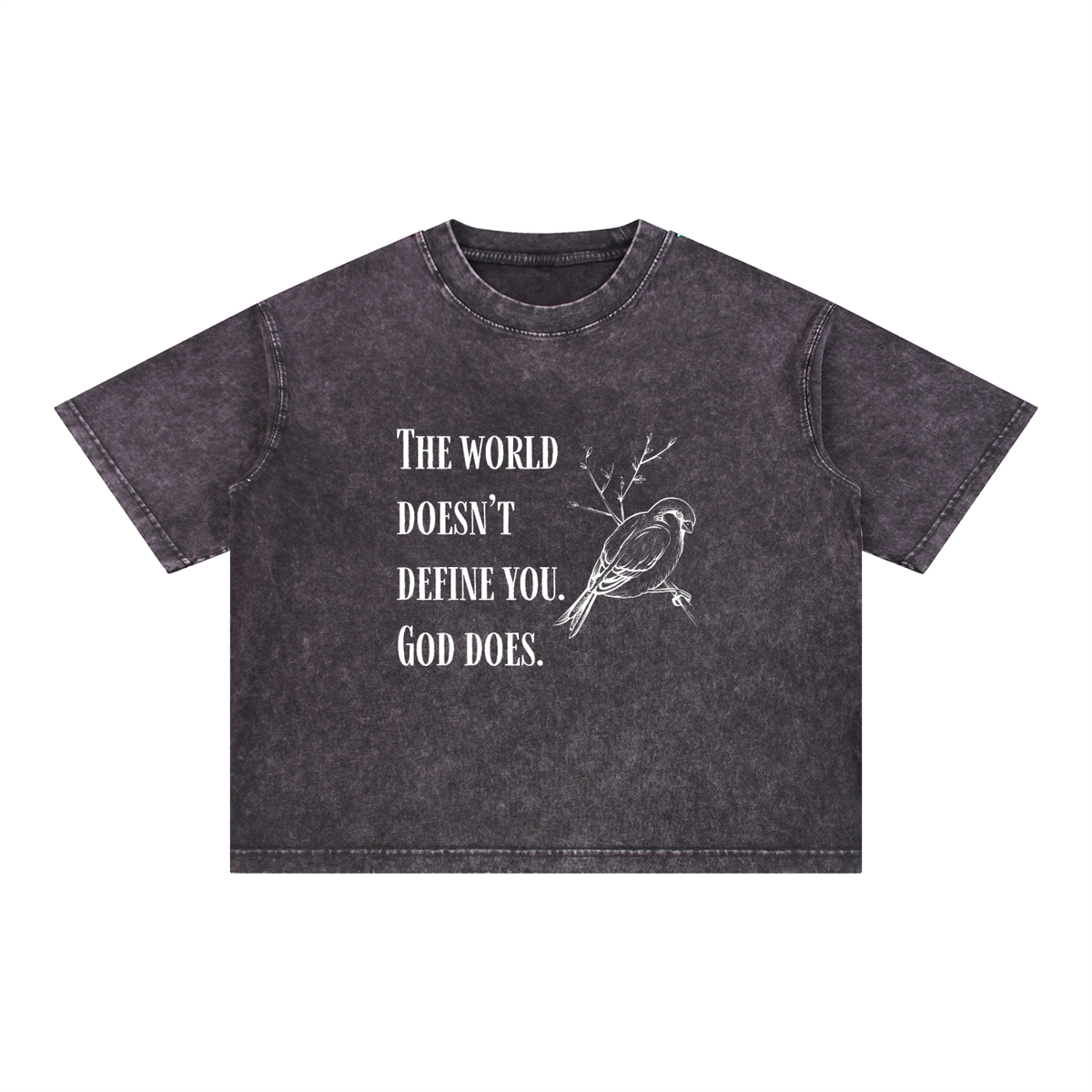 God Defines You 2 Boxy Cotton T-Shirt