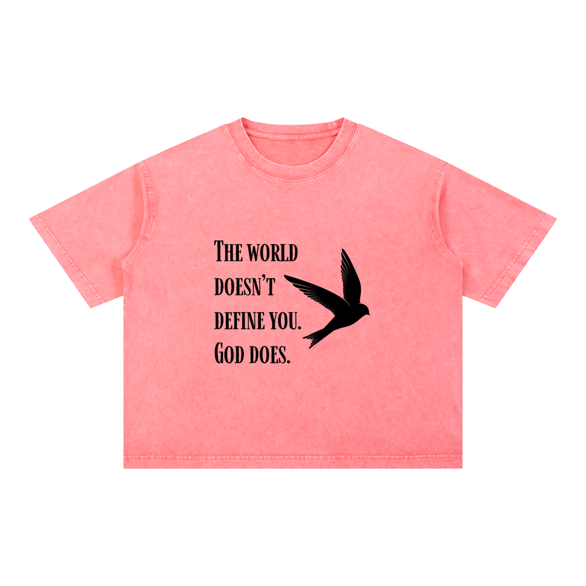 God Defines You Boxy Cotton T-Shirt