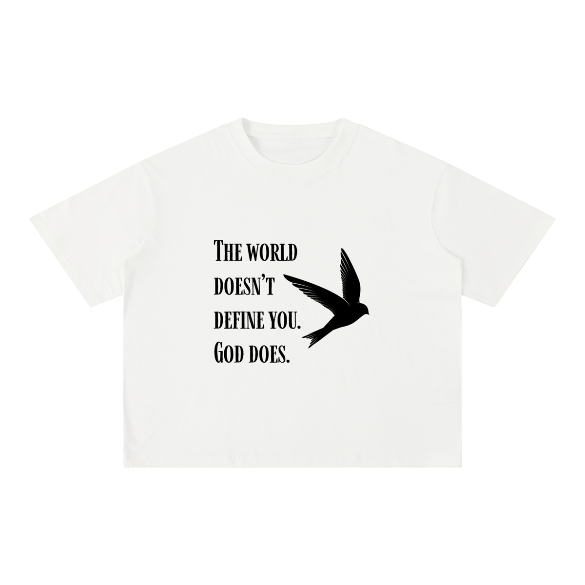 God Defines You Boxy Cotton T-Shirt