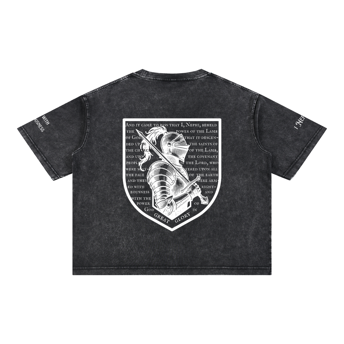Armed with Righteousness Boxy Cotton T-Shirt
