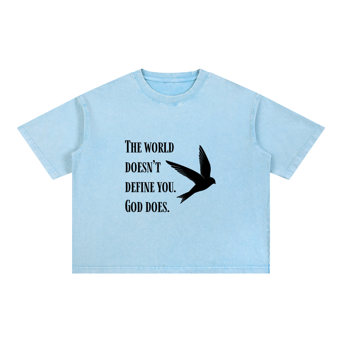 God Defines You Boxy Cotton T-Shirt